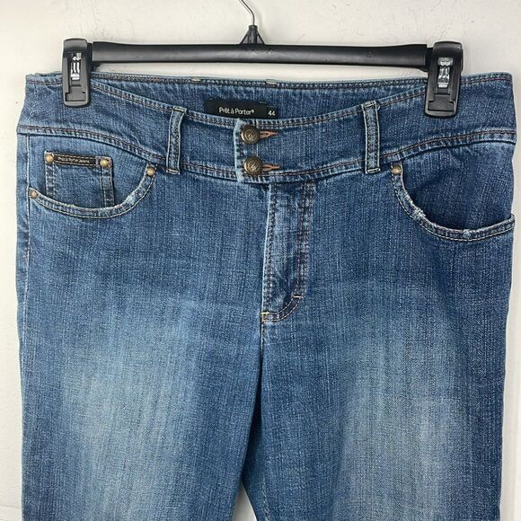 Pret a Porter Women’s Jeans Mid rise Straight Leg size 14 EU 44 - Picture 3 of 15